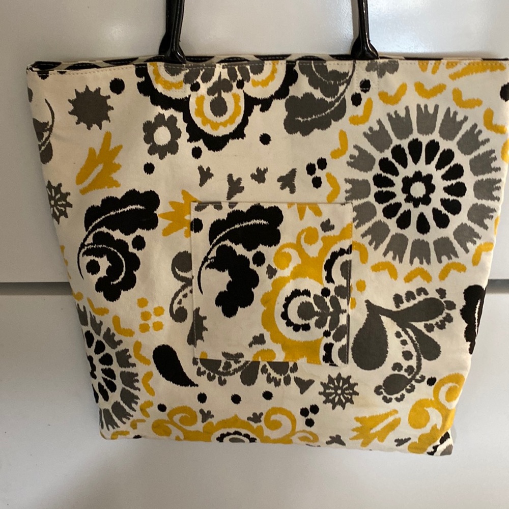 PURE HONEY CANVAS MARKET TOTE Reversible